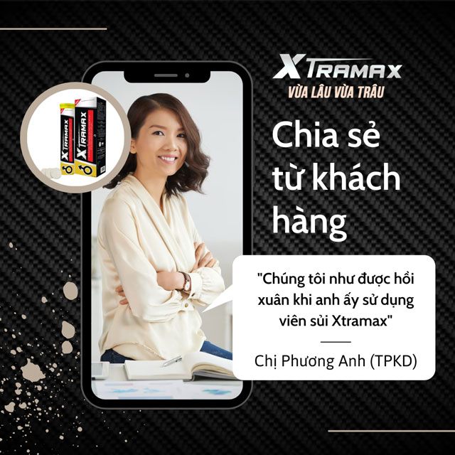 Chia sẻ từ khách hàng về viên sủi Xtramax